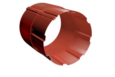 121270_soedinitel-truby-grand-line-pu-90mm-ral-8004-terrakota-121270