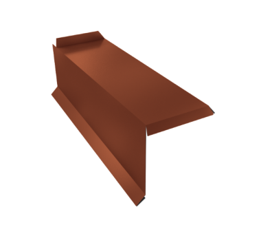 261935_planka-tortsevaya-segmentnaya-20mm-levaya-0-5-satin-s-plenkoy-ral-8004-terrakota-261935