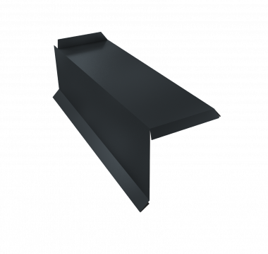262699_planka-tortsevaya-segmentnaya-30mm-grand-line-levaya-0-45-drap-ral-7016-antratsitovo-seryy-262699