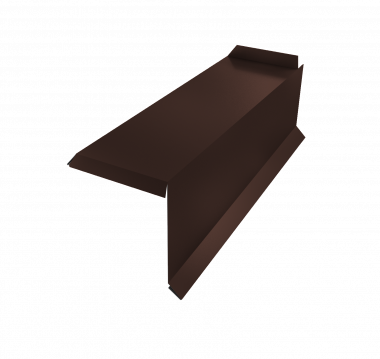 287004_planka-tortsevaya-segmentnaya-30mm-grand-line-pravaya-0-5-purlite-matovyy-ral-8017-shokola-287004