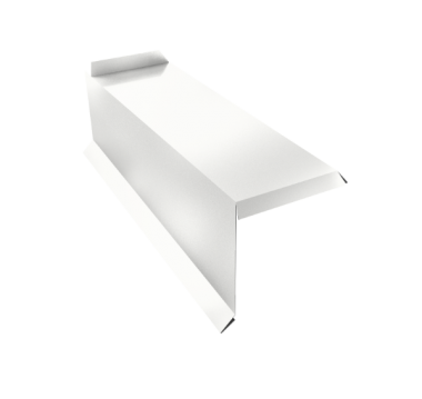 360768_planka-tortsevaya-segmentnaya-20mm-levaya-0-45-drap-s-plenkoy-ral-9003-signalnyy-belyy-360768