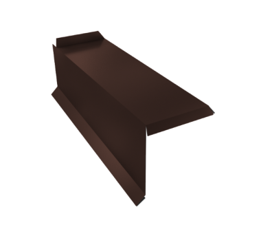 379500_planka-tortsevaya-segmentnaya-30mm-levaya-0-5-purpro-matt-275-ral-8017-shokolad-379500