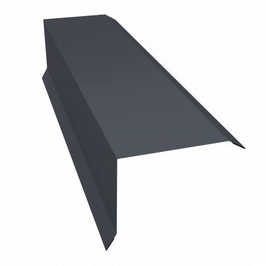 466833_planka-tortsevaya-80kh100-grand-line-0-45-drap-ral-7024-mokryy-asfalt-3m-466833