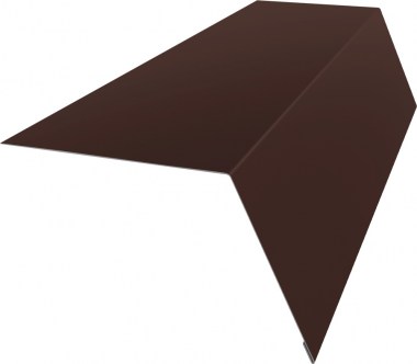 495405_planka-karniznaya-shirokaya-100kh85-grand-line-0-5-purlite-matovyy-ral-8017-shokolad-2m-495405