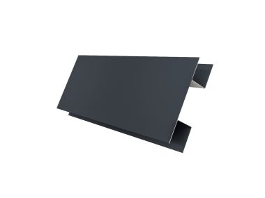 508280_planka-h-obraznaya-ekobrus-0-5-purpro-matt-275-ral-7024-mokryy-asfalt-2m-508280