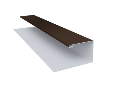 508943_planka-p-obraznaya-ekobrus-grand-line-0-45-drap-ral-8017-shokolad-3m-508943