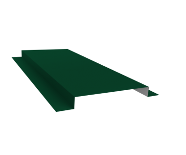 552133_planka-kozhukha-segmentnogo-150-0-5-satin-matt-tx-ral-6005-zelenyy-mokh-1m-552133