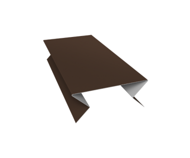 593256_planka-ugla-vneshnego-sostavnaya-nizhnyaya-0-5-purpro-s-plenkoy-ral-8017-shokolad-3m-593256