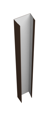 630932_krepezhnaya-planka-nizhnyaya-texas-0-5-purlite-matt-ral-8017-shokolad-1-8m-630932