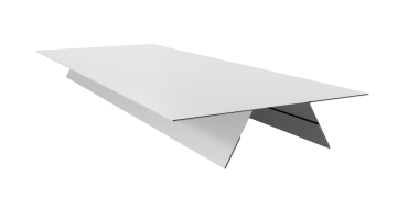 635263_planka-stykovochnaya-sostavnaya-verkhnyaya-0-4-pe-s-plenkoy-ral-9003-signalnyy-belyy-3m-635263