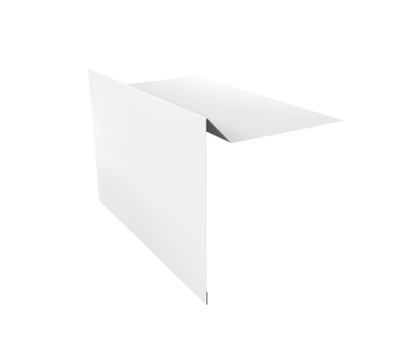 653603_planka-vetrovaya-dlya-myagkoy-krovli-130kh25kh100-0-45-drap-s-plenkoy-ral-9003-signalnyy-b-653603