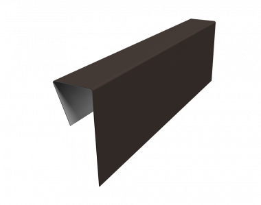 707060_planka-priemnaya-okonnaya-fibrosaydinga-grand-line-0-5-drap-rr-32-temno-korichnevyy-2m-707060